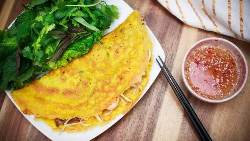 Ăn bánh xèo có béo không?