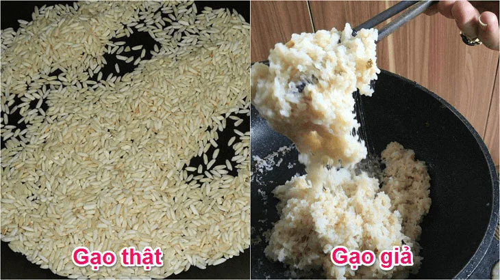 Phân biệt gạo thật và gạo giả đơn giản và chính xác